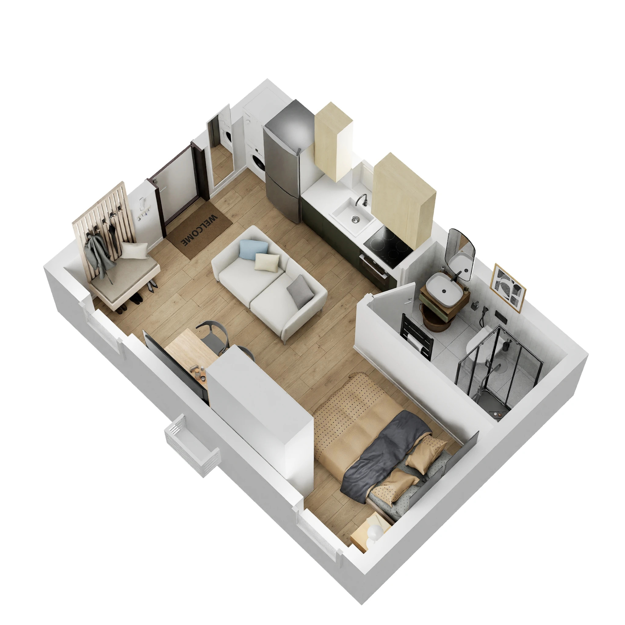 ADU Floor Plan_Option 1_1-Story_2