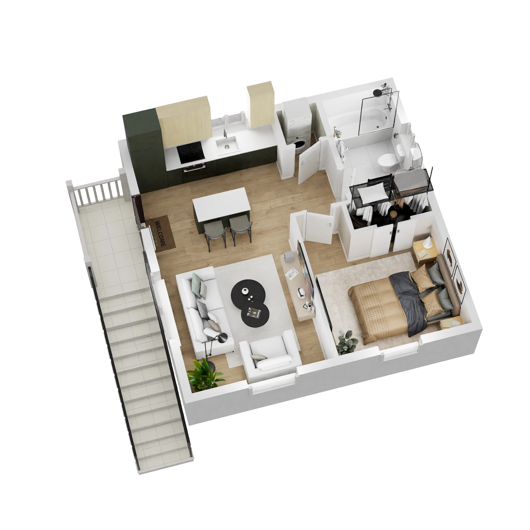 ADU Floor Plan_Option 1_2-Story_12