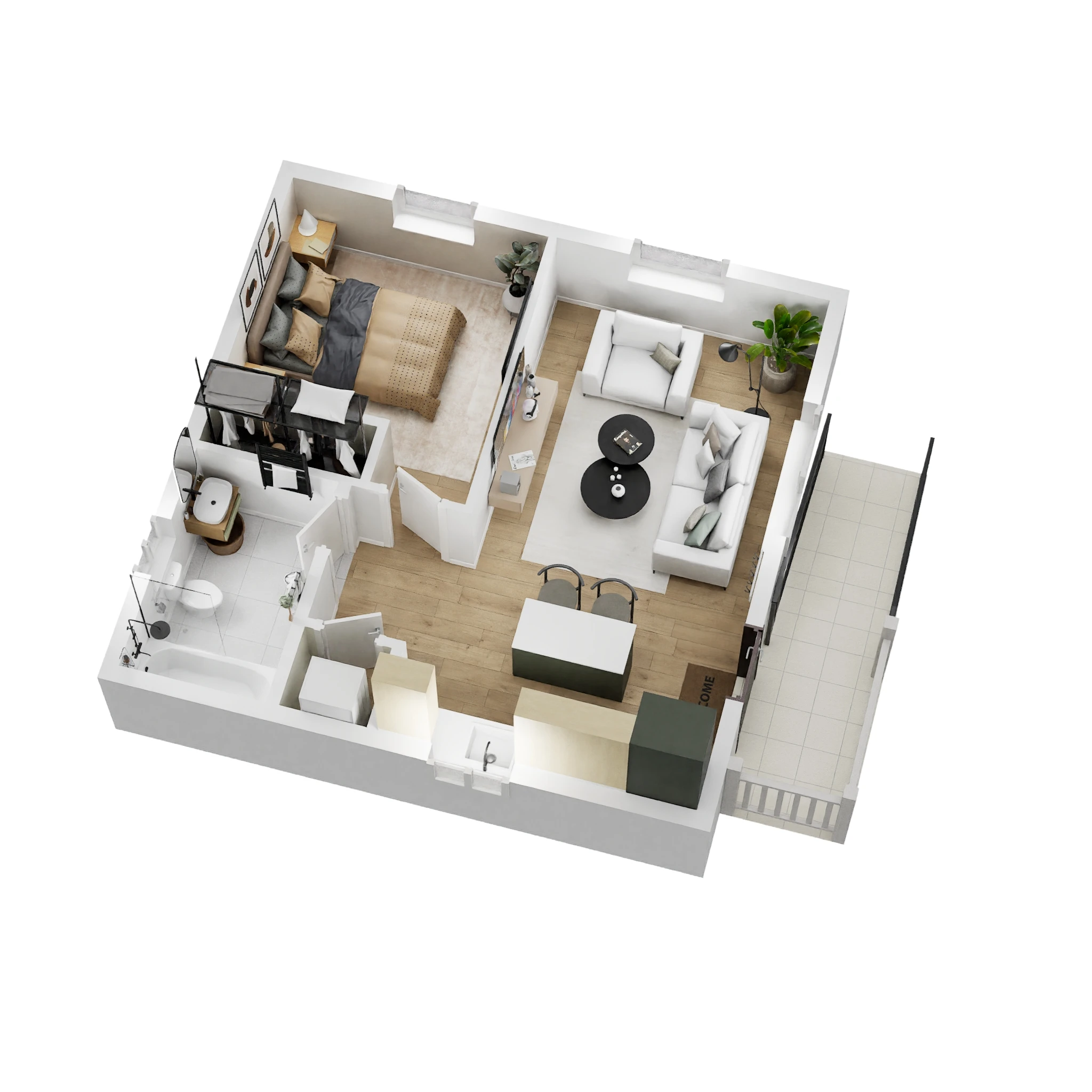 ADU Floor Plan_Option 1_2-Story_7