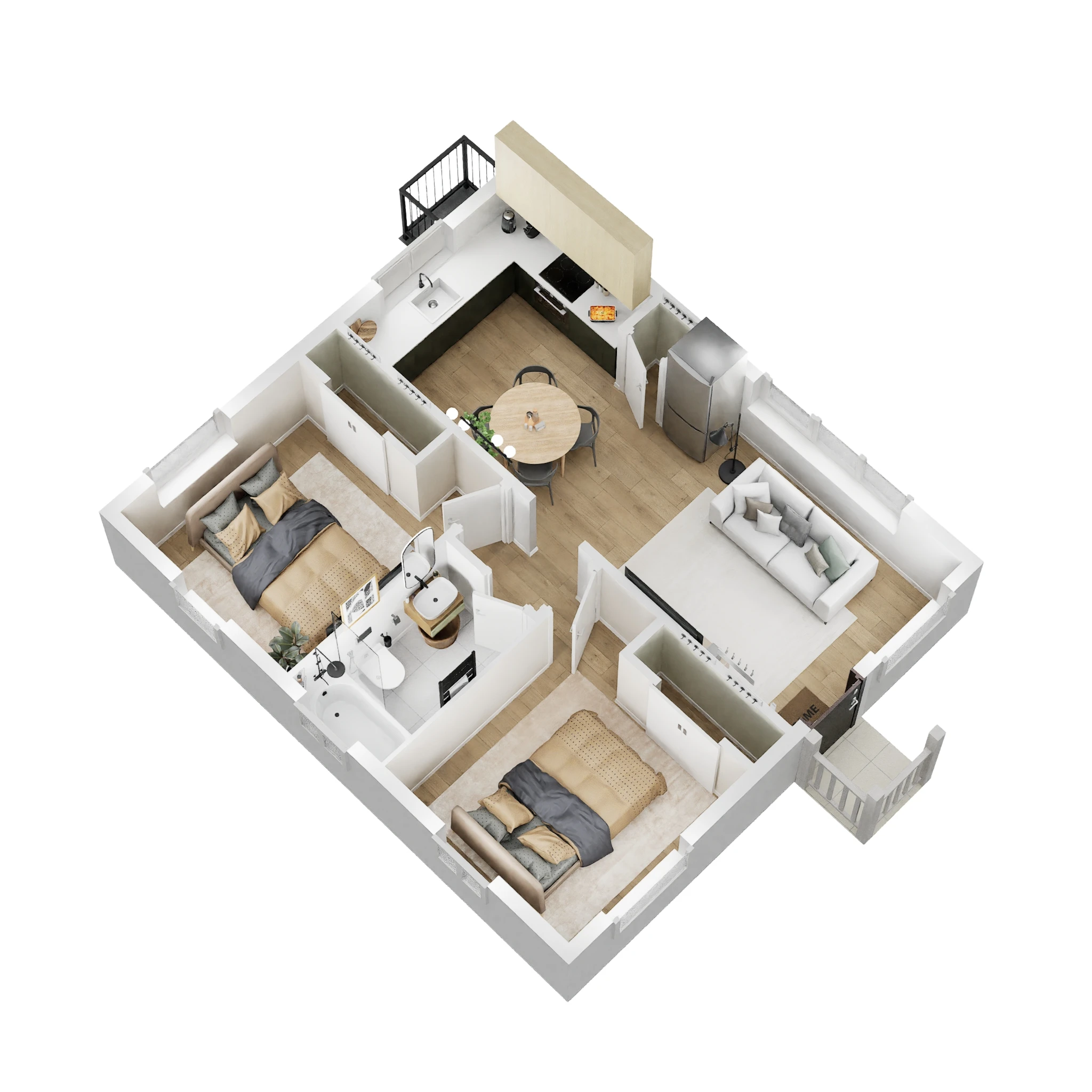 ADU Floor Plan_Option 3_1-Story_13