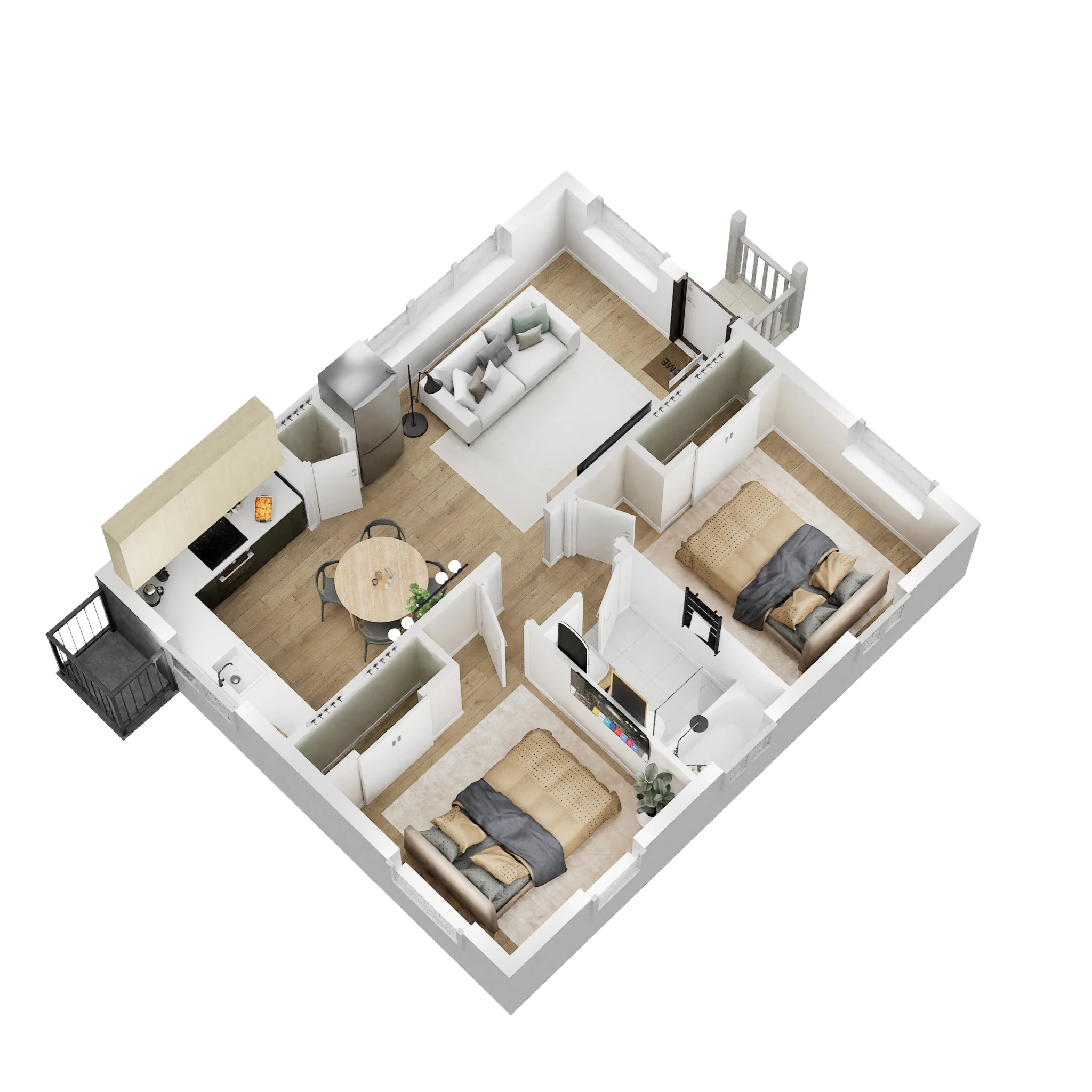 ADU Floor Plan_Option 3_1-Story_2