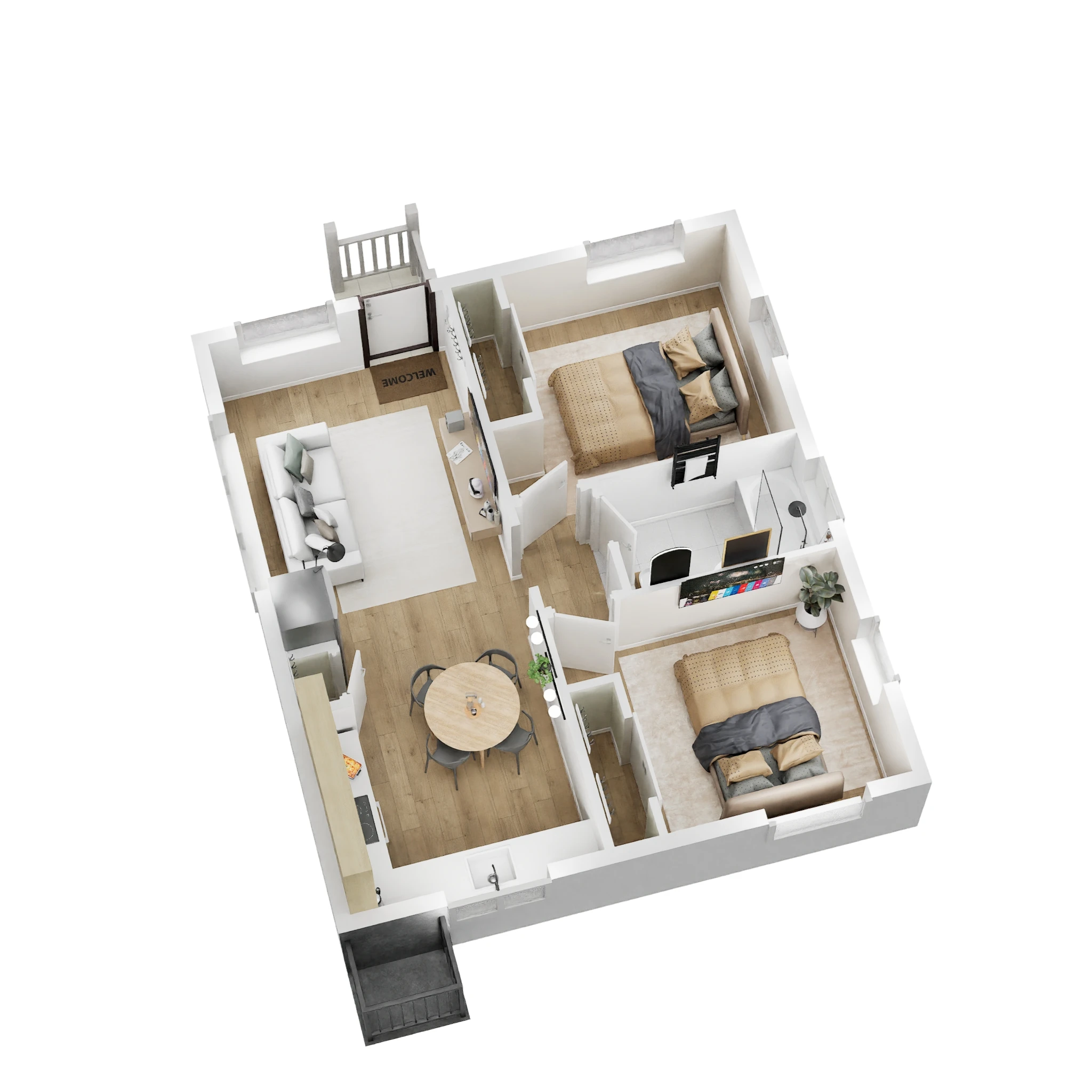 ADU Floor Plan_Option 3_1-Story_4