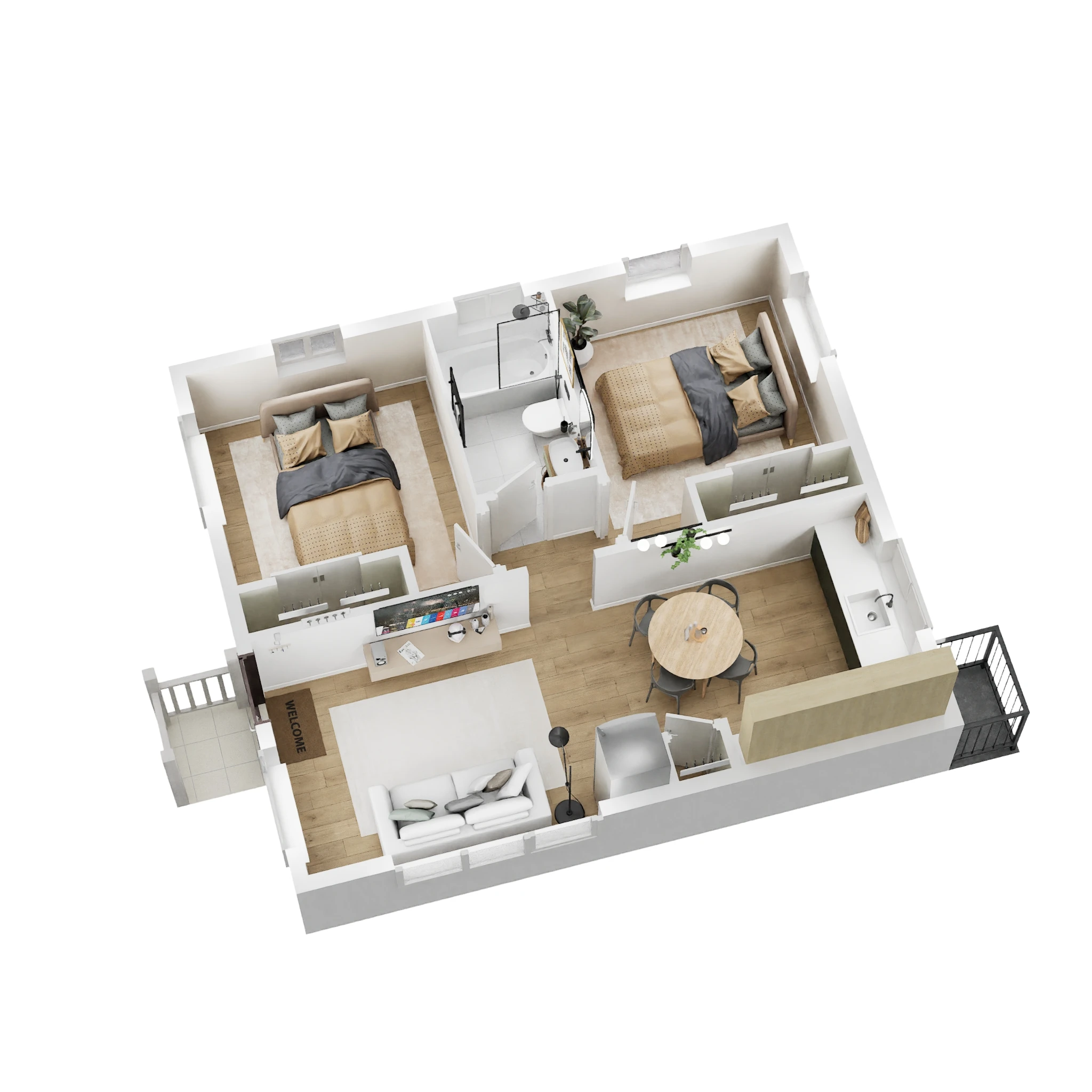 ADU Floor Plan_Option 3_1-Story_7