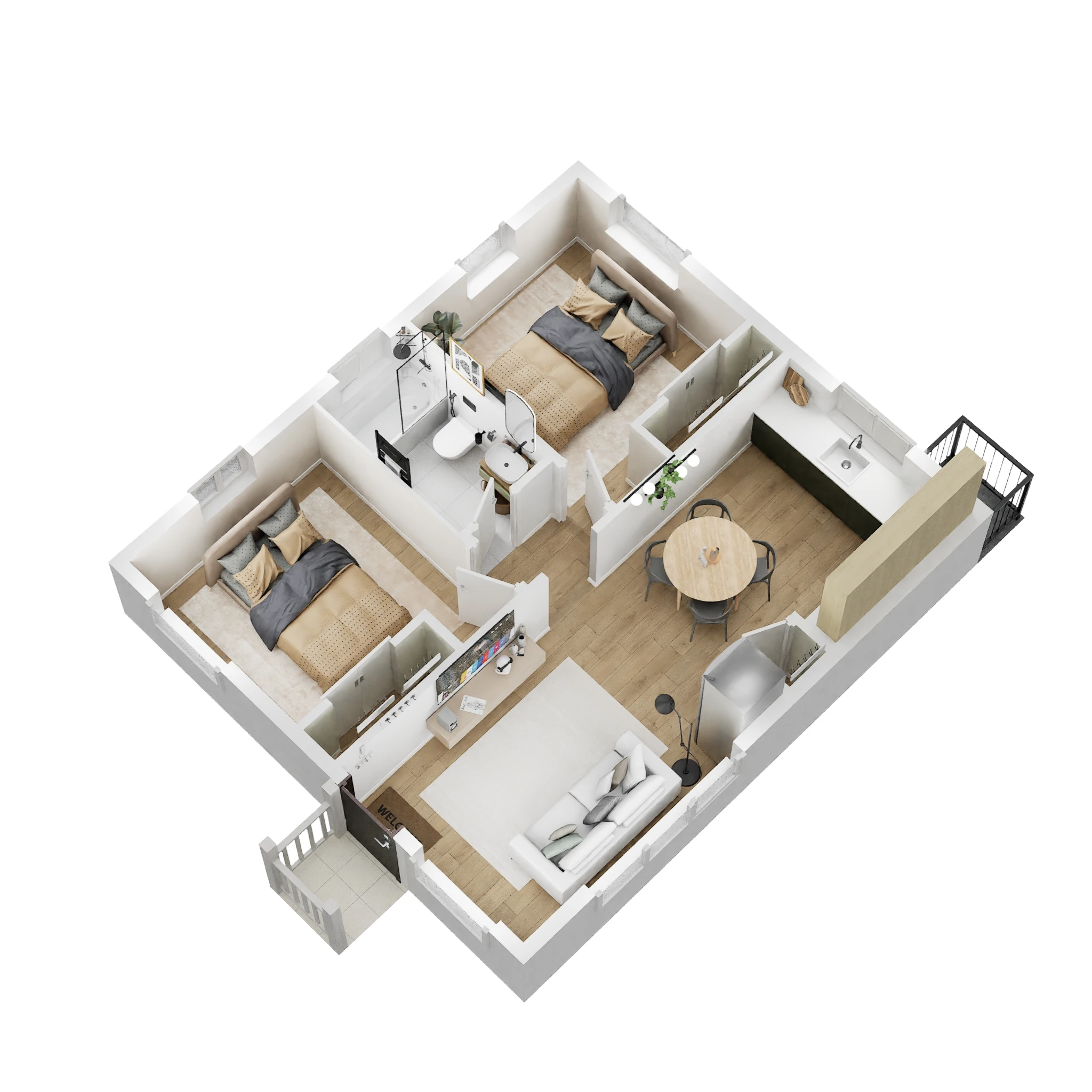 ADU Floor Plan_Option 3_1-Story_8