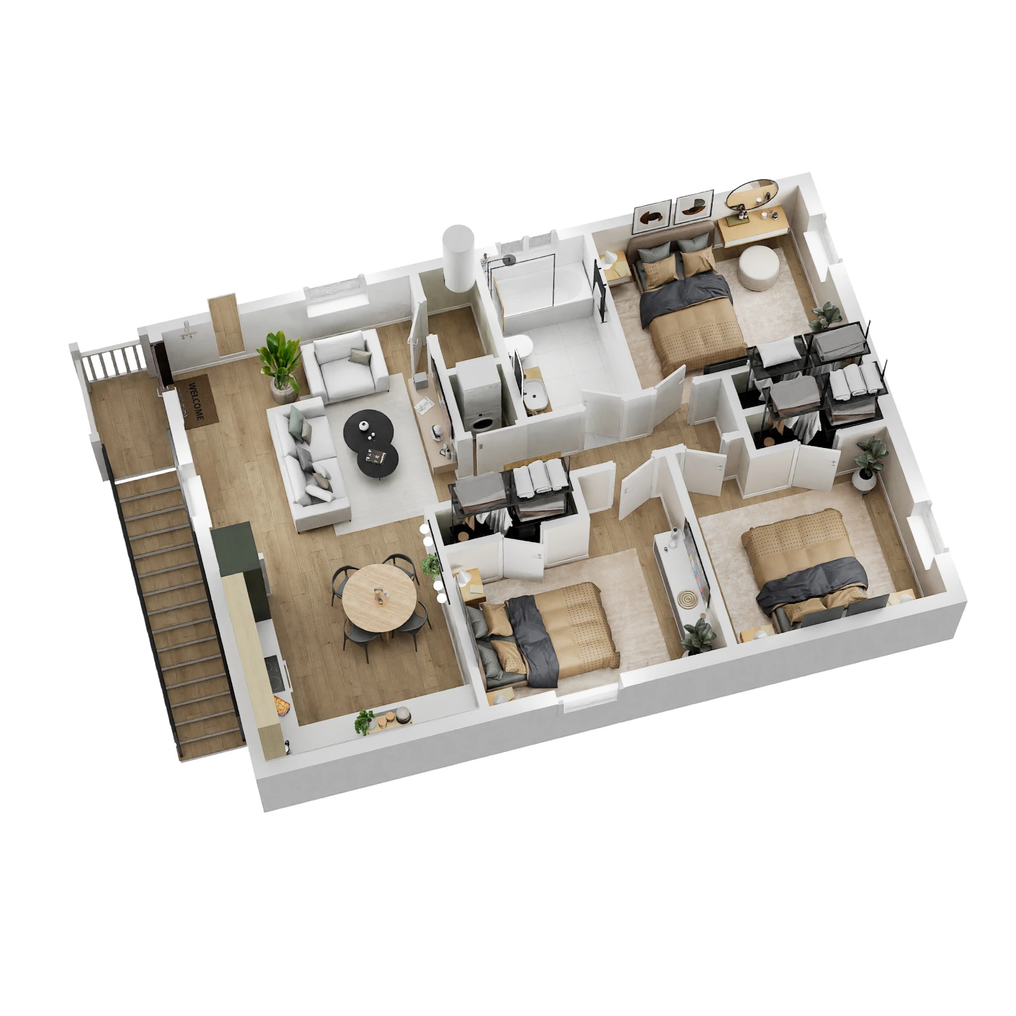 ADU Floor Plan_Option 3_2-Story_5