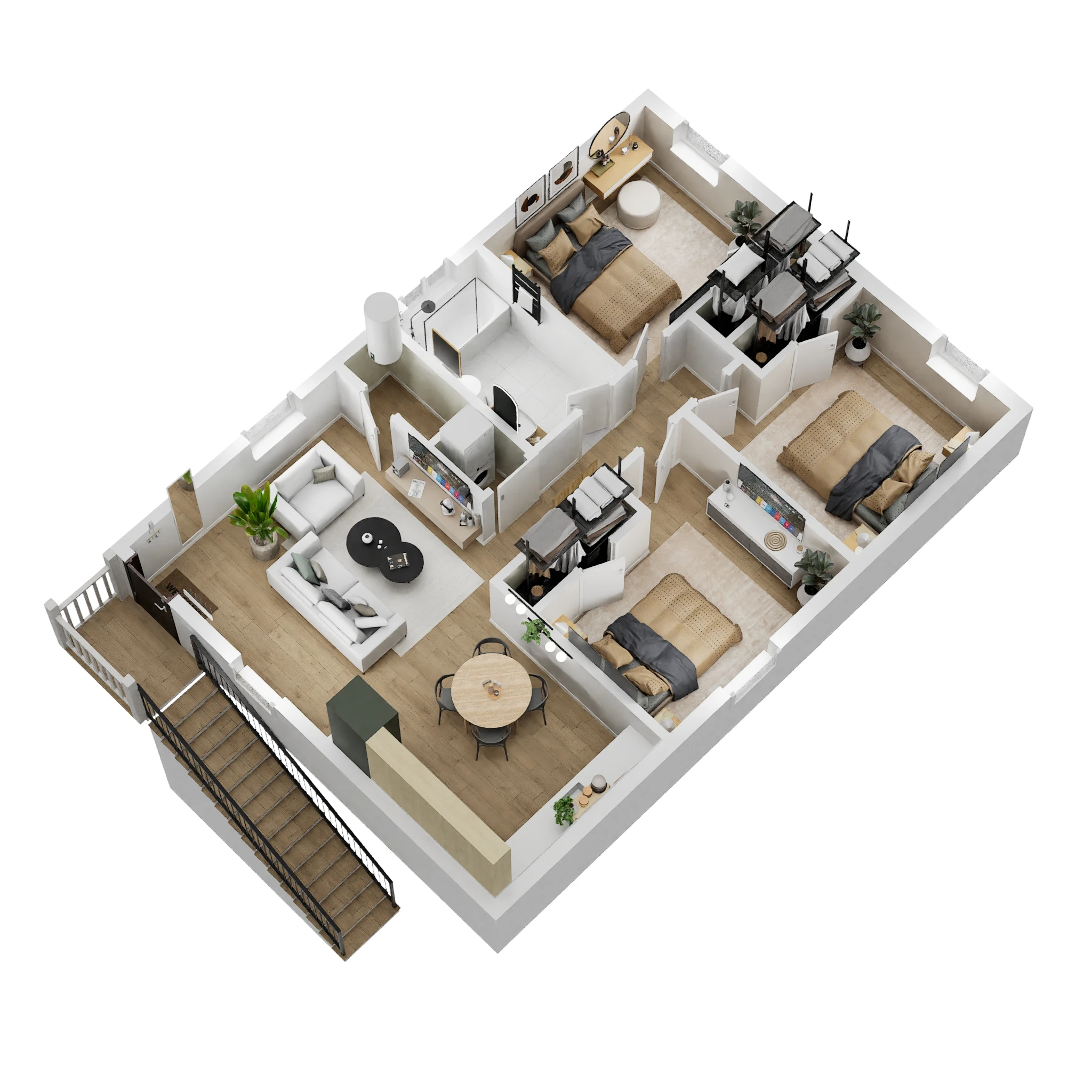 ADU Floor Plan_Option 3_2-Story_6