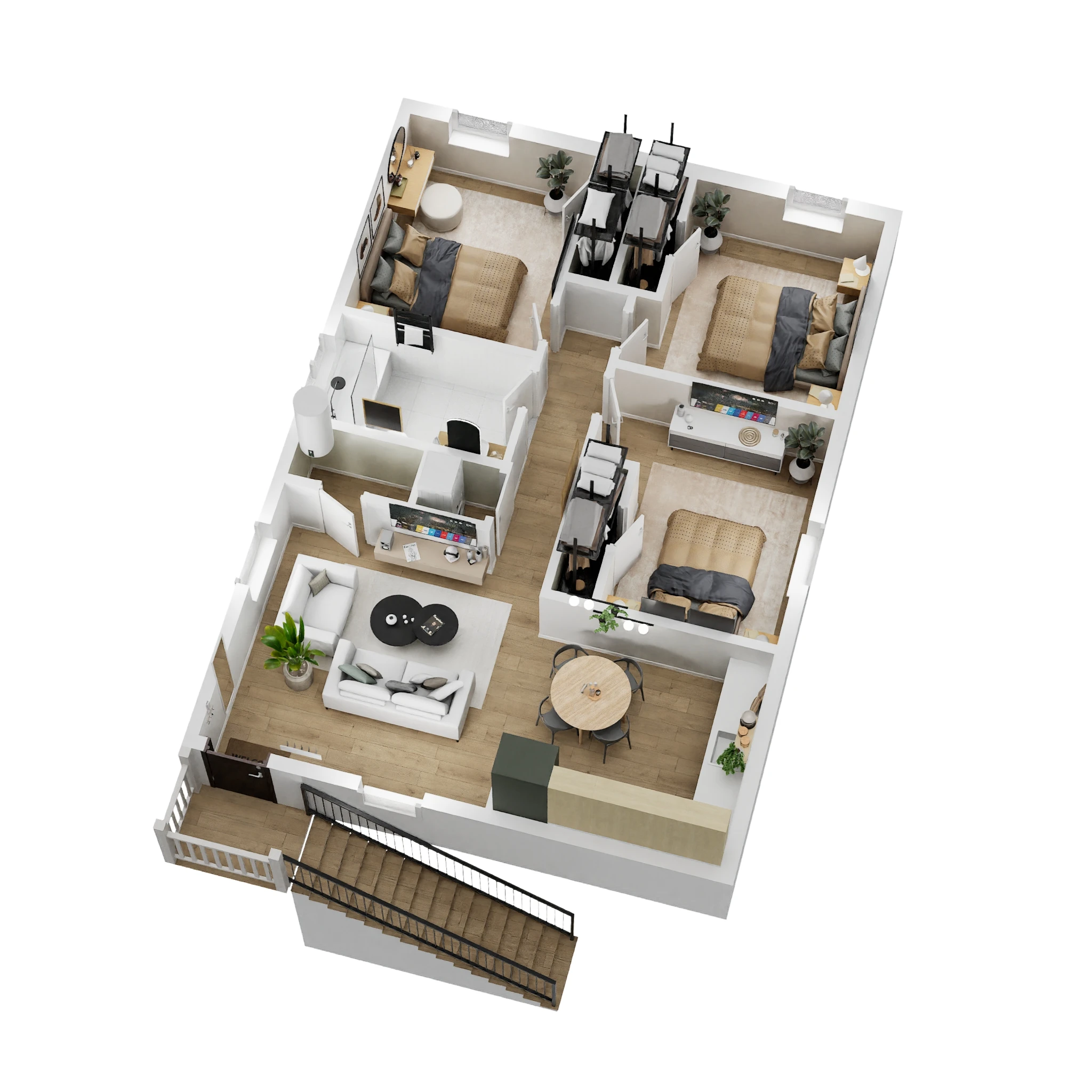 ADU Floor Plan_Option 3_2-Story_7